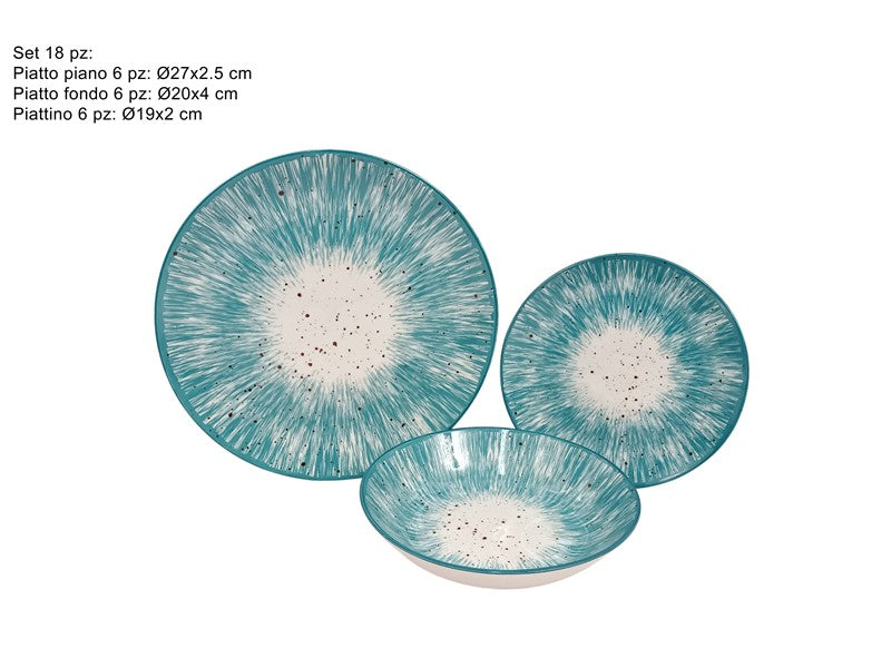 servizio piatti 18pz porcellana celeste (F7.70)WS250226-2/LIGHT-BLUE@