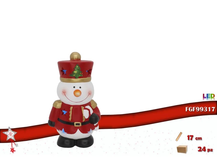 Pupazzo di neve Decorativo con luci led