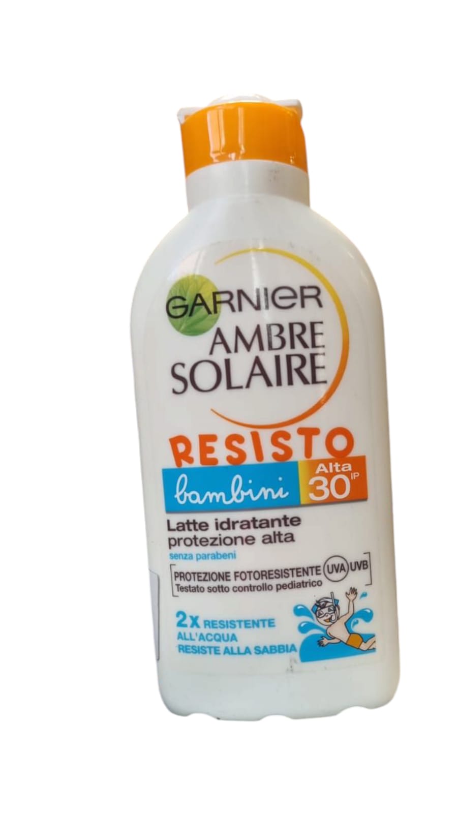 Garnier Ambre Solaire Resisto Bambini – Latte Solare SPF 30
