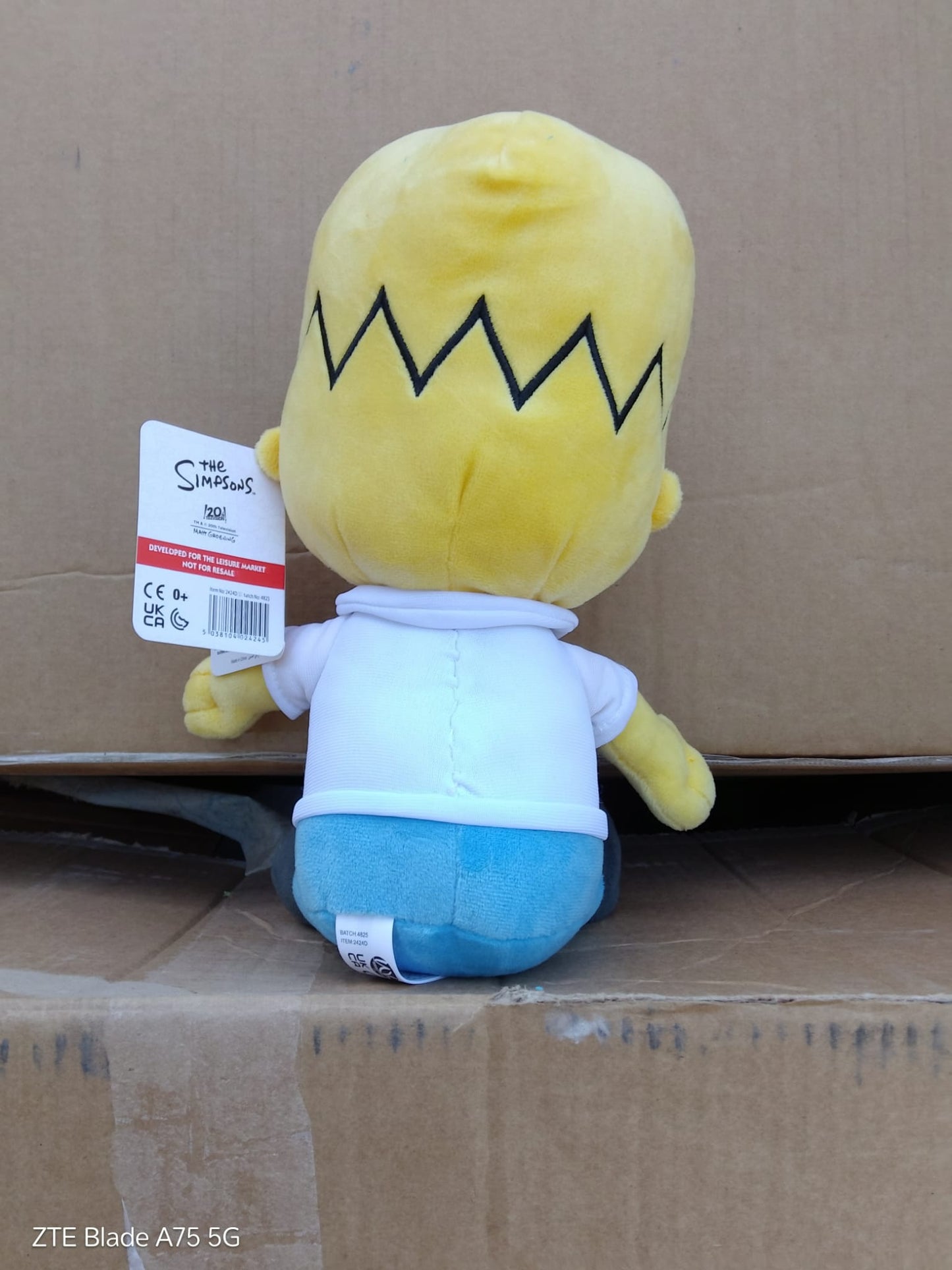 Peluche Homer Dei Simpson cm 28