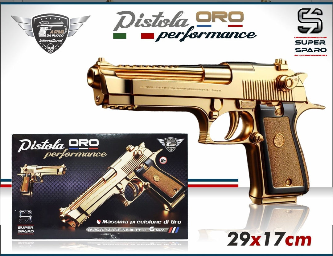 Pistola a Pallini Dorata