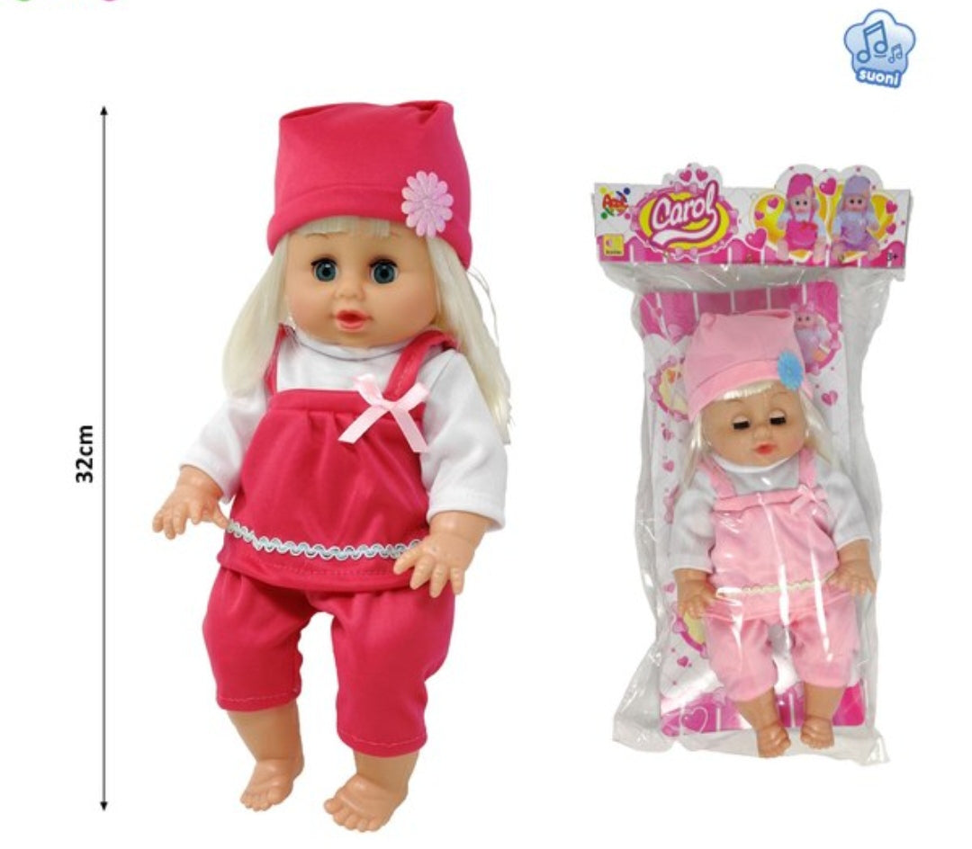 Bambola Carol con Suoni – 32 cm