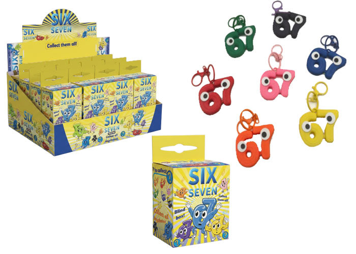 Six seven- 67 Portachiavi 3D 6cm – 7ass In Blind Box – In espo da 24pz…