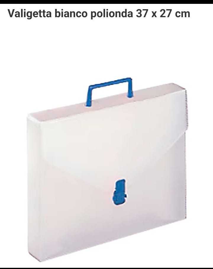 Valigetta Polionda Bianca 27x37,5x5