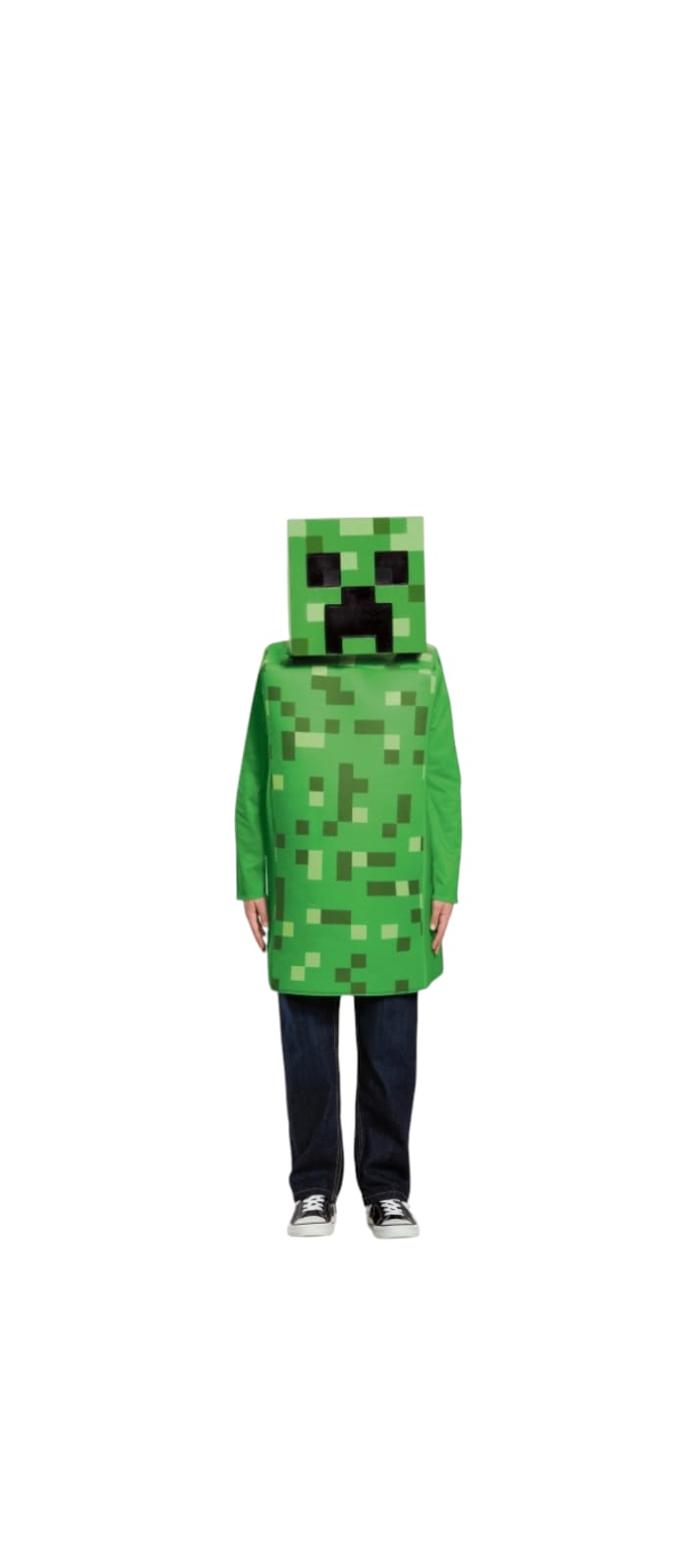 Costume Minecraft Creeper 7/8 Anni
