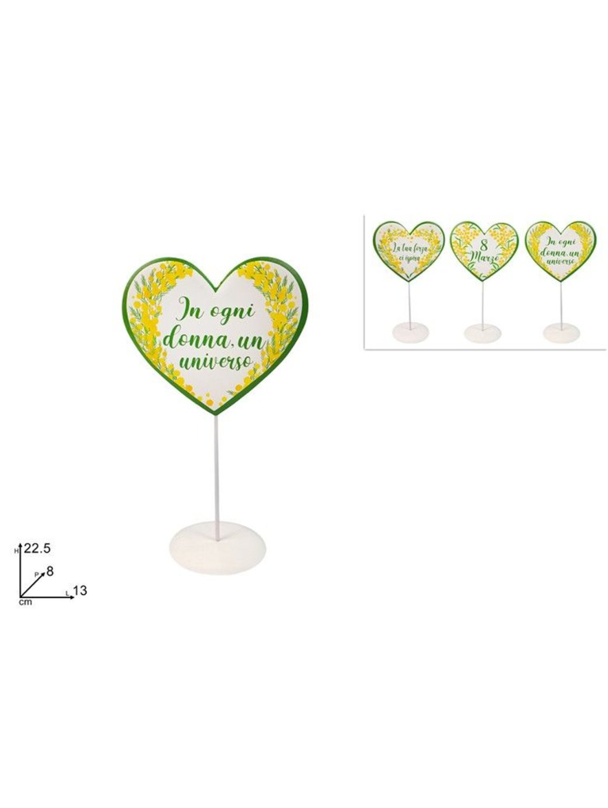 Decorazioni Cuore con Base 22×13 cm