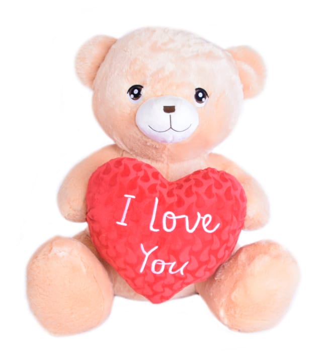 BERRY ORSO C/CUORE Peluche 90cm