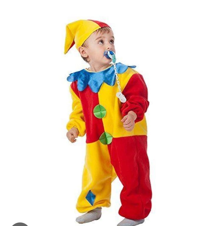 Costume bebè Clown Baby 1/2 Anni
