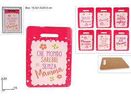 TAGLIERE BASE SUGHERO 15x20 FESTA DELLA MAMMA ASS RY2411013-MOM