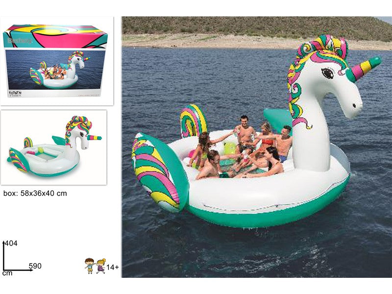 UNICORNO GIGANTE GONFIABILE5.9m x4.04m