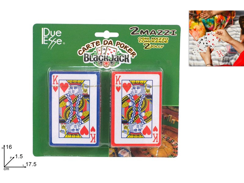 CARTE DA POKER 2 MAZZI