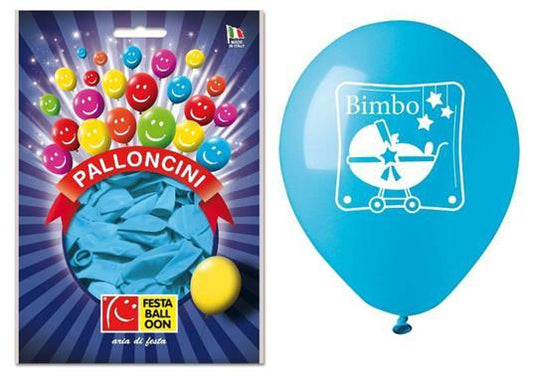 Palloncini Azzurri Bimbo