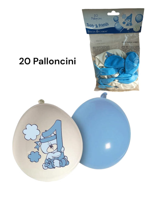 Palloncino 1 Compleanno Bimbo