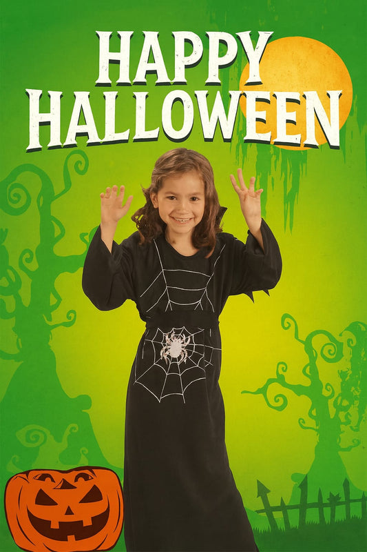 Costume Halloween Bambina Taglia 7/9 anni