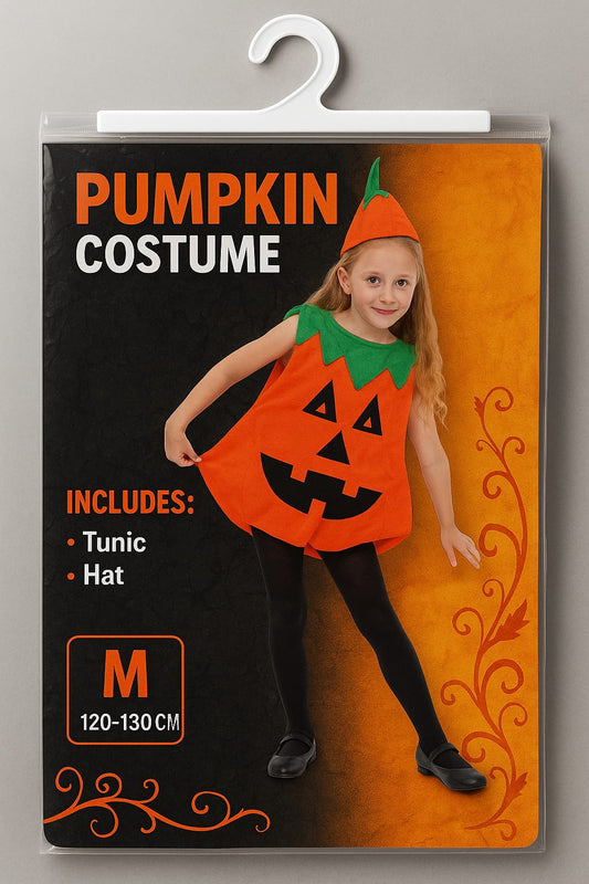 Costume Halloween Bambina Taglia M 120-130 Cm