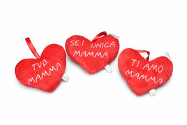 Cuore Peluches Festa Della Mamma Assortito cm 20