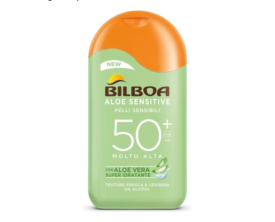 Bilboa Aloe Sensitive – Crema Solare SPF 50+