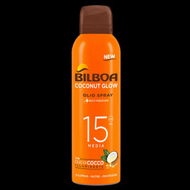 Bilboa Coconut Glow – Olio Spray Solare SPF 15