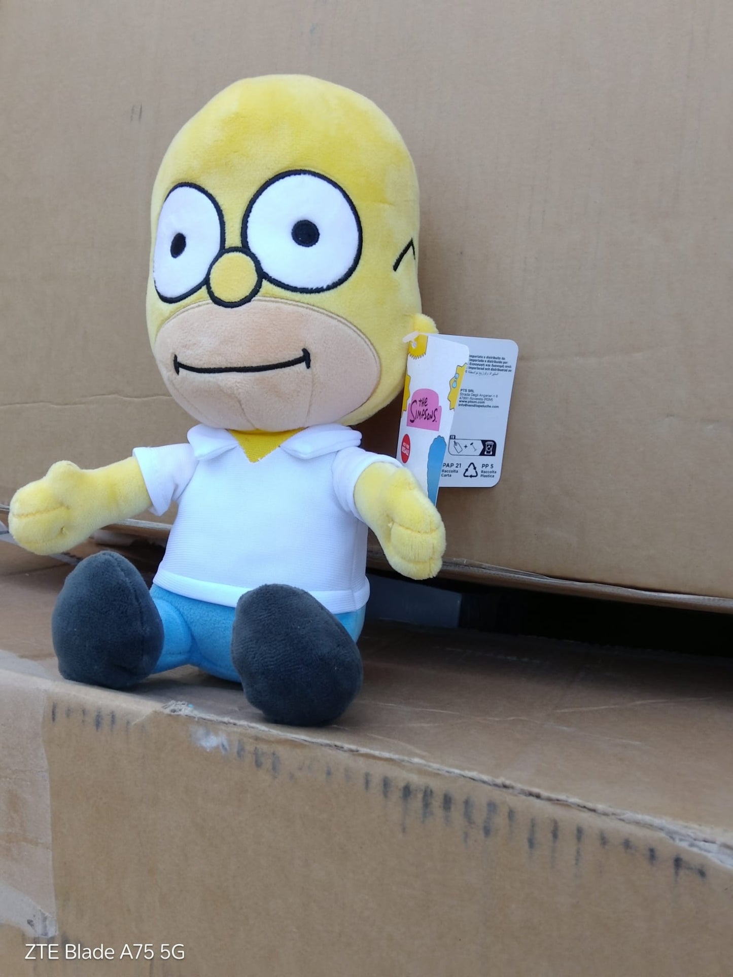 Peluche Homer Dei Simpson cm 28