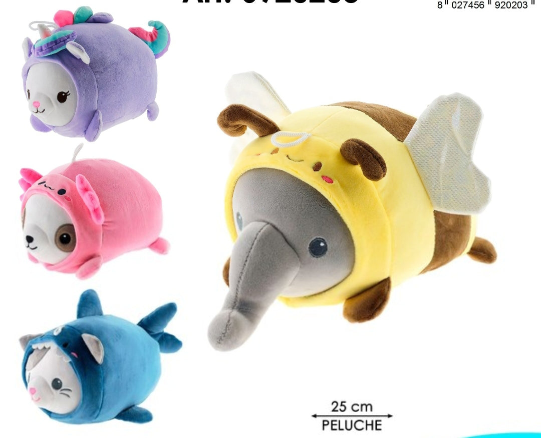 Peluche kawaii  Travestiti Super Morbidi – 25 cm