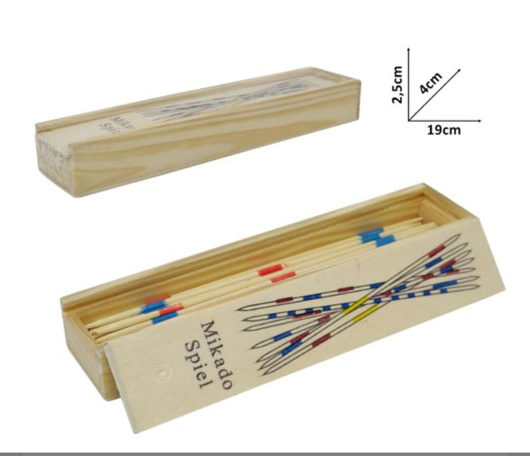 Gioco Mikado in Legno con Scatola