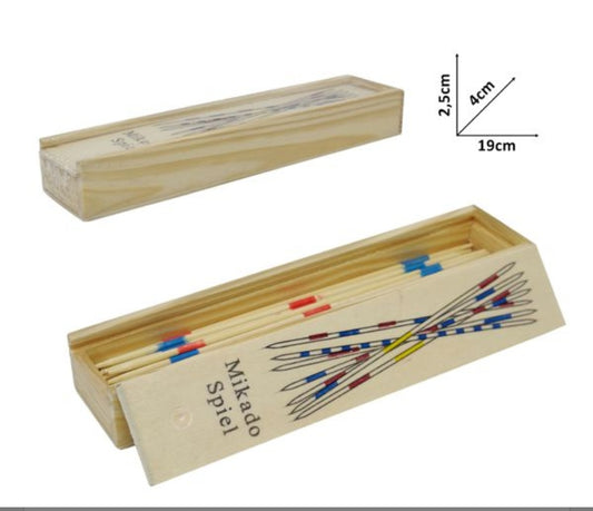 Gioco Mikado in Legno con Scatola