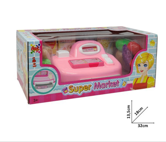 Registratore di Cassa Giocattolo – Super Market con Accessori