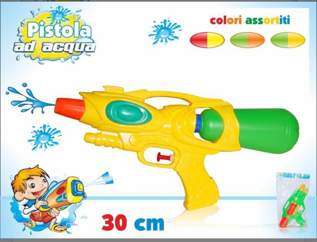 Pistola ad acqua 30 cm colori assortiti
