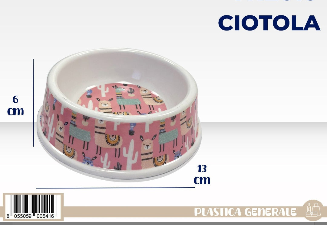 Ciotola per Animali Decorata – Ø 13 cm
