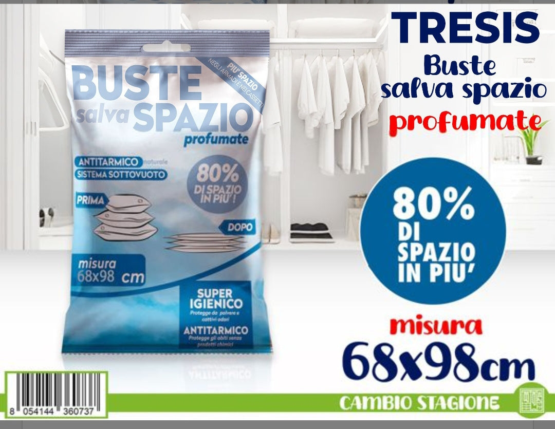 Buste Salva Spazio Sottovuoto Profumate – Vari Formati