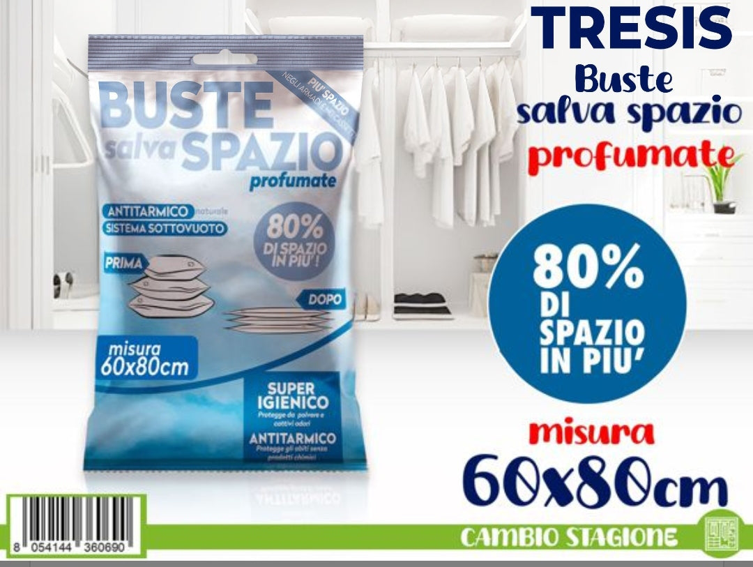 Buste Salva Spazio Sottovuoto Profumate – Vari Formati