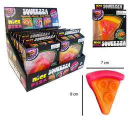 SQUISHY PIZZA 8 cm TPR – In box In display da 12pz…x12