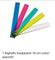Righello trasparente 16 cm colori assortiti casualmente
