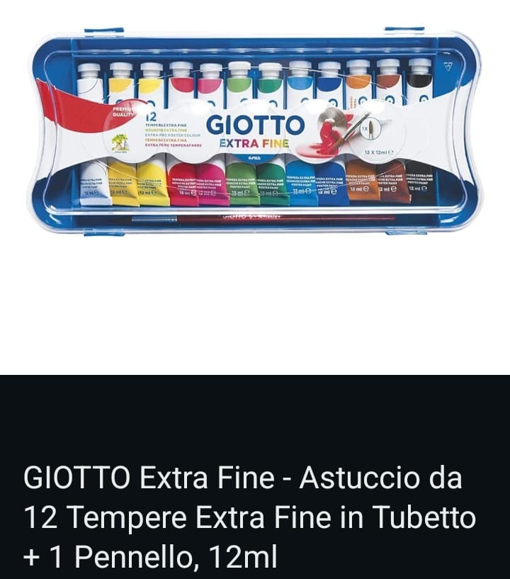 Giotto Tubetti Tempera