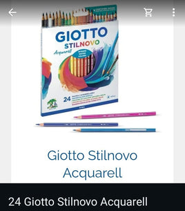 Matite Giotto 3,3mm Stilnovo Acquarell 24 pz