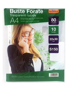 Busta Forate 80 Micron 22x30cm  x10