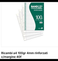 40 Fogli A4 Rinforzati 100 gr