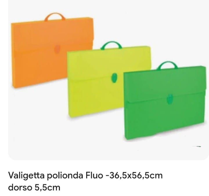 Valigetta Polionda Fluo 37,5x27 Dorso B