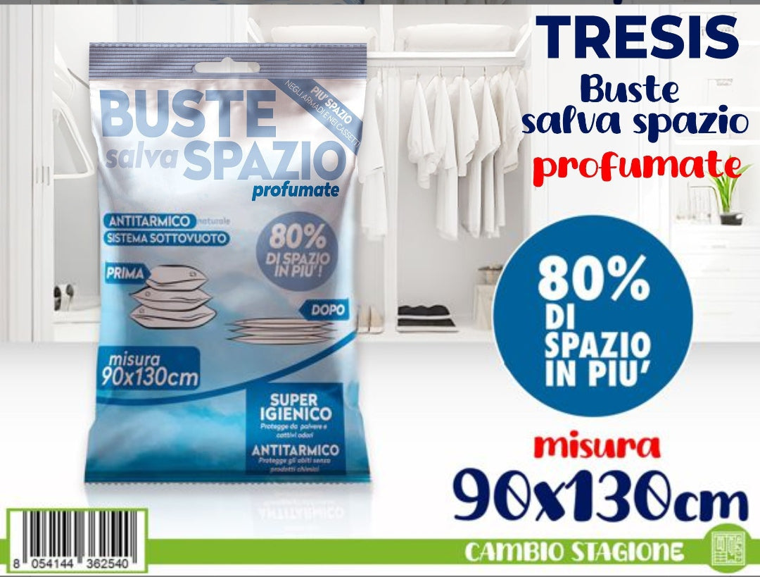 Buste Salva Spazio Sottovuoto Profumate – Vari Formati
