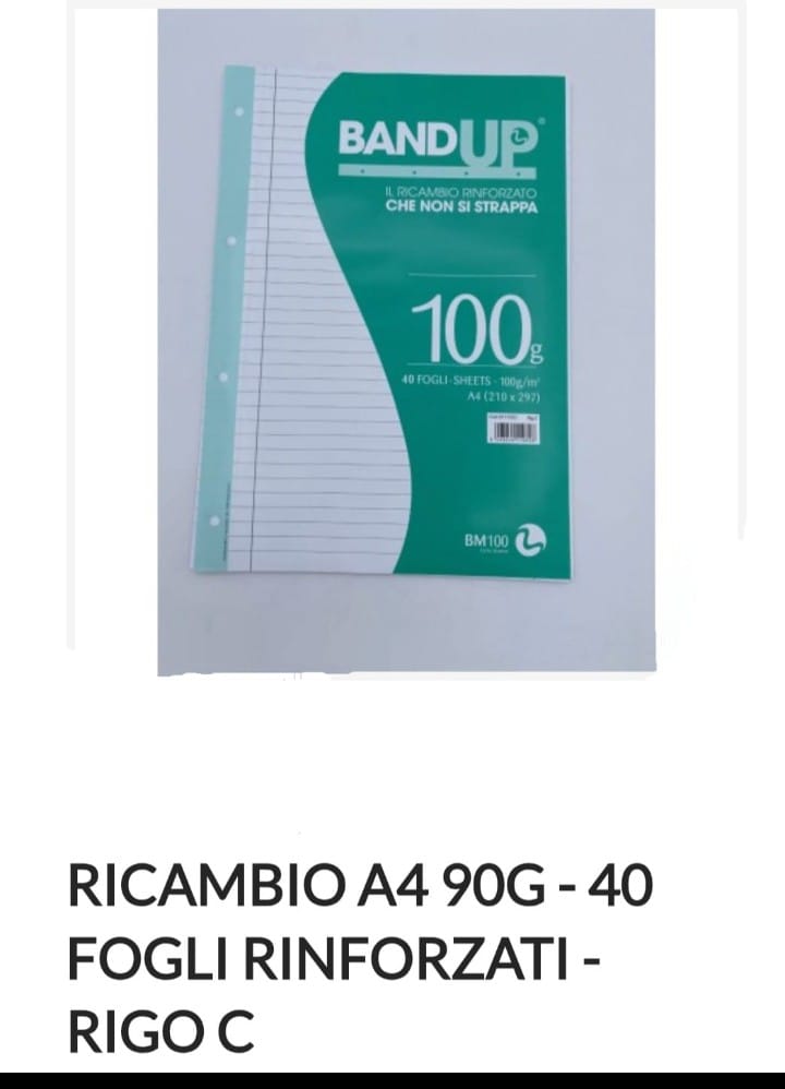 40 Fogli A4 Rinforzati 100 gr