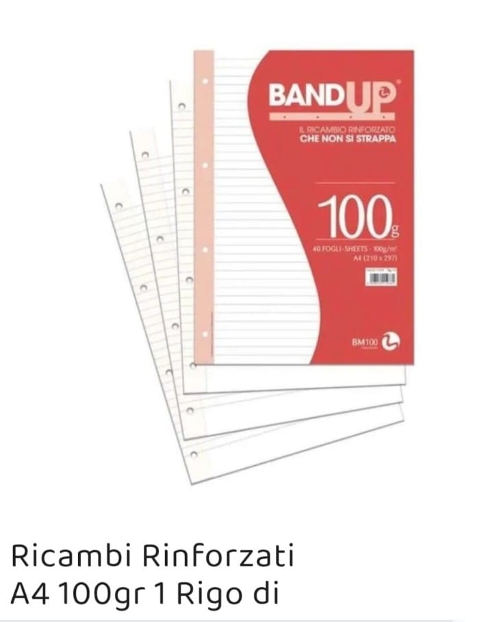 40 Fogli A4 Rinforzati 100 gr