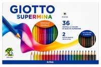 GIOTTO Supermina – Matite Colorate 12, 18, 24 e 36 Colori