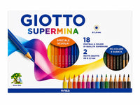GIOTTO Supermina – Matite Colorate 12, 18, 24 e 36 Colori
