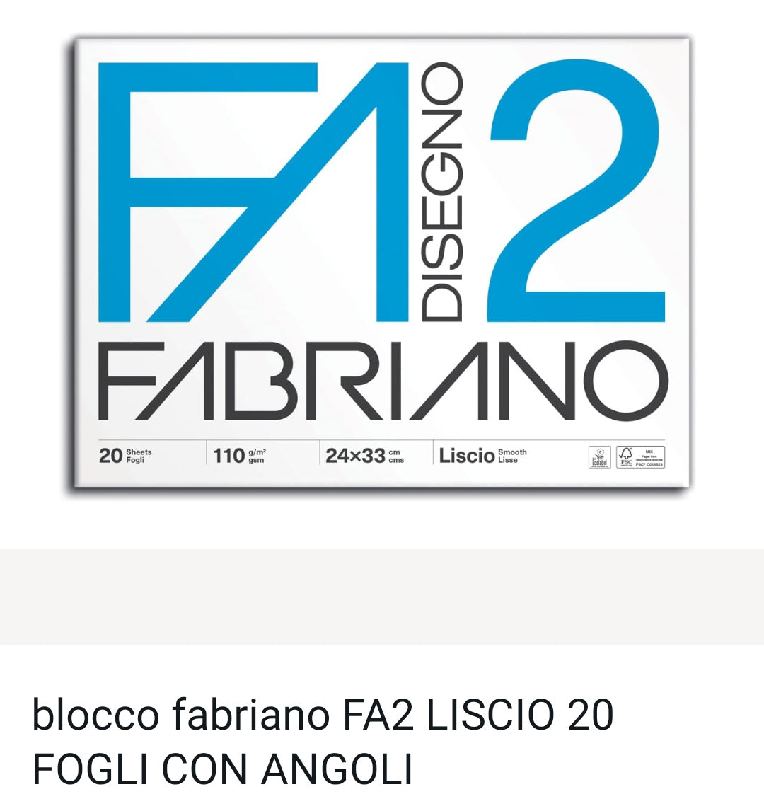 Album Fabriano 20 fogli FA2
