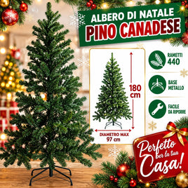 ALBERO DI NATALE – PINO CANADESE 180 CM