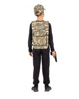 Set Militare (Giacca, Cappello, Pistola) In Busta C/Gancio  +36 Mesi