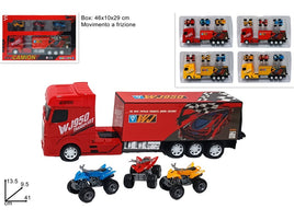 Camion con mezzi
