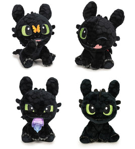 DRAGON TRAINER 4 (HTTYD) Toothless Expressions Peluche 27cm – 4ass