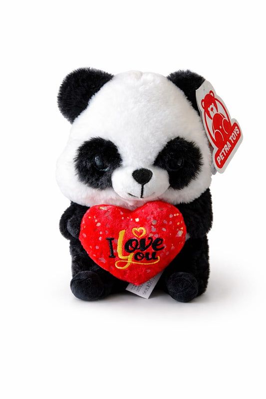 Panda con cuore 20 cm