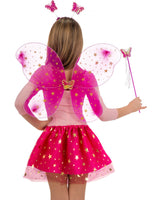 Set farfalla fucsia bimba